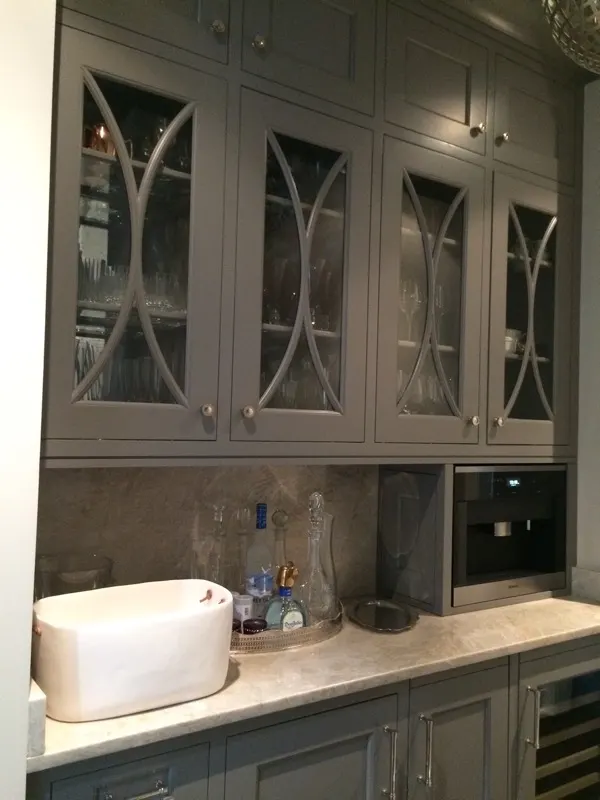 Custom home bar by Top Line Woodworking