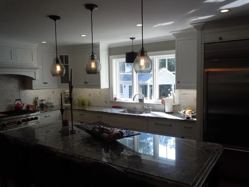Classic kitchen cabinetry by Top Line Woodworking