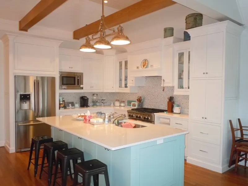 Classic kitchen cabinetry by Top Line Woodworking