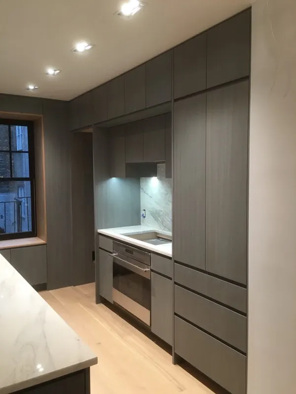 Modern kitchen cabinetry by Top Line Woodworking