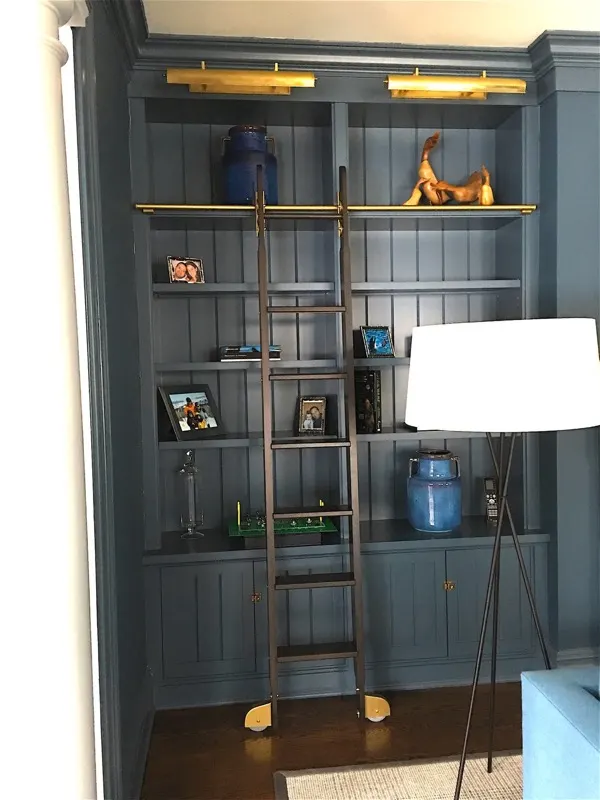 Home office and library built-ins by Top Line Woodworking