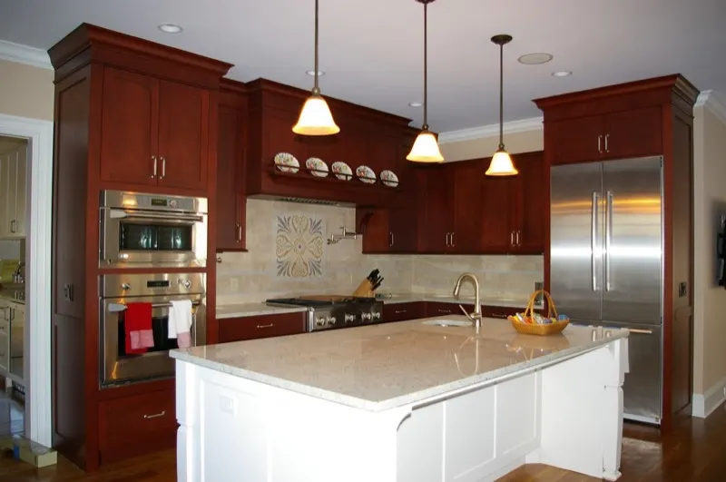 Traditional kitchen cabinetry by Top Line Woodworking